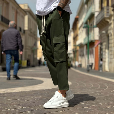 Pantalone japan tasconato verde - FLAG STORE